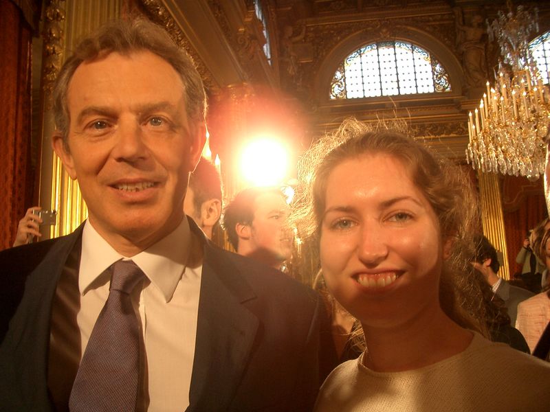 CIMG0054 Charlotte and Tony Blair